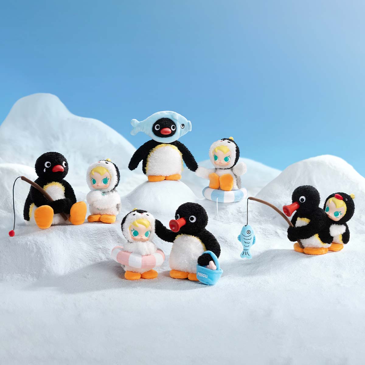 Baby Molly × Pingu - Pop Mart