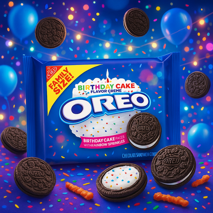 Oreo Birthday Cake