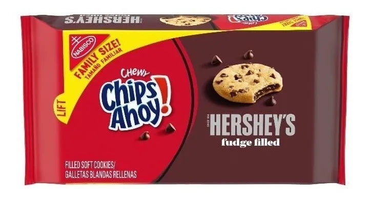 Chips Ahoy Hersheys Fudge filled